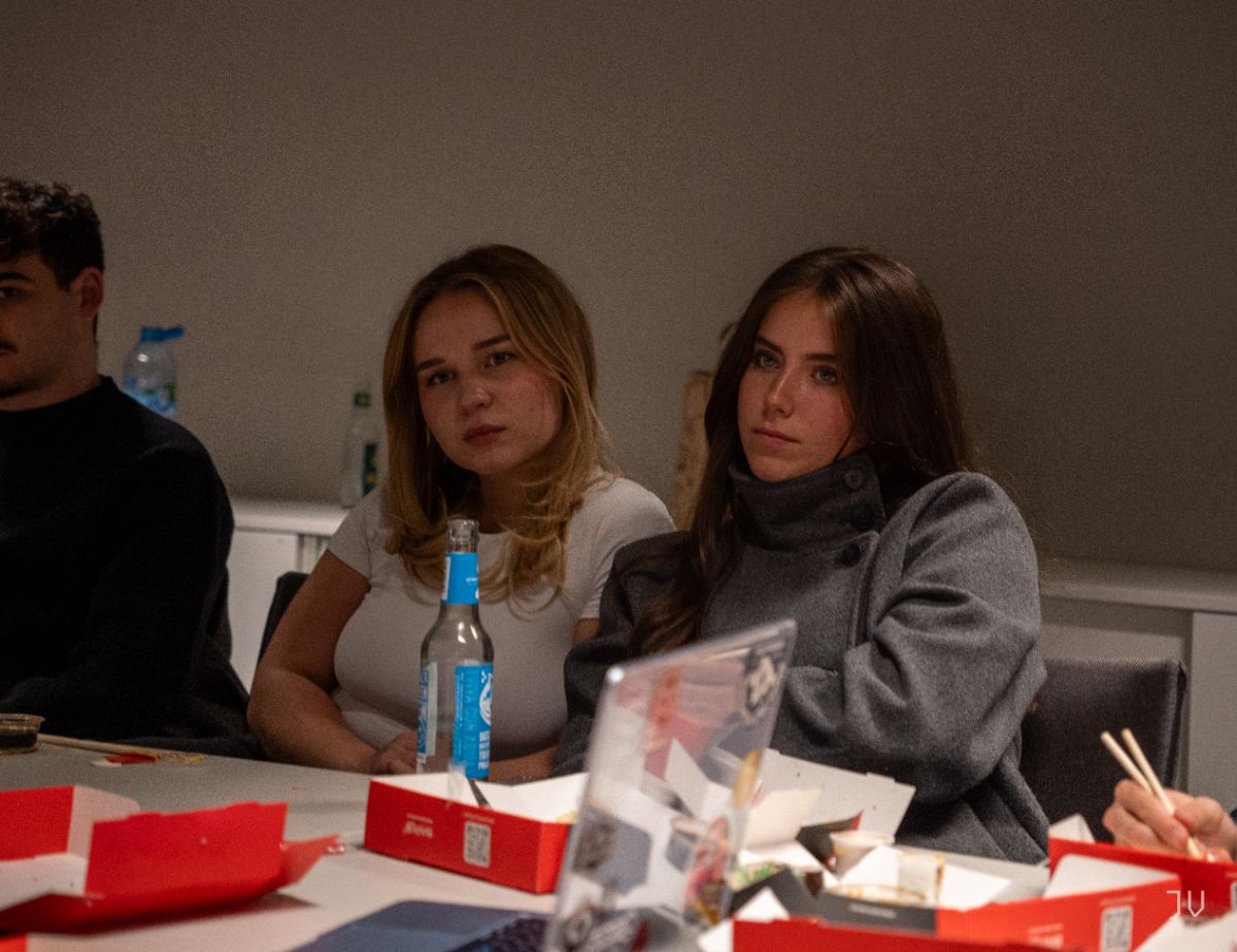 Selina at a university event